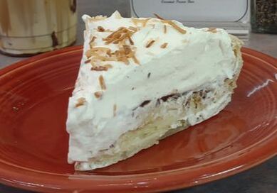 Coconut Cream Pie at Fine Thyme Café
