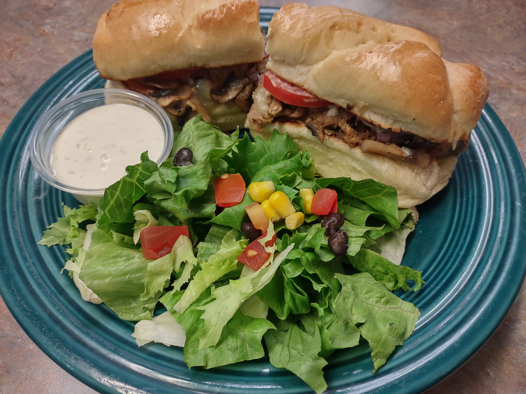 Meat Loaf Deluxe Sandwich at Fine Thyme Café