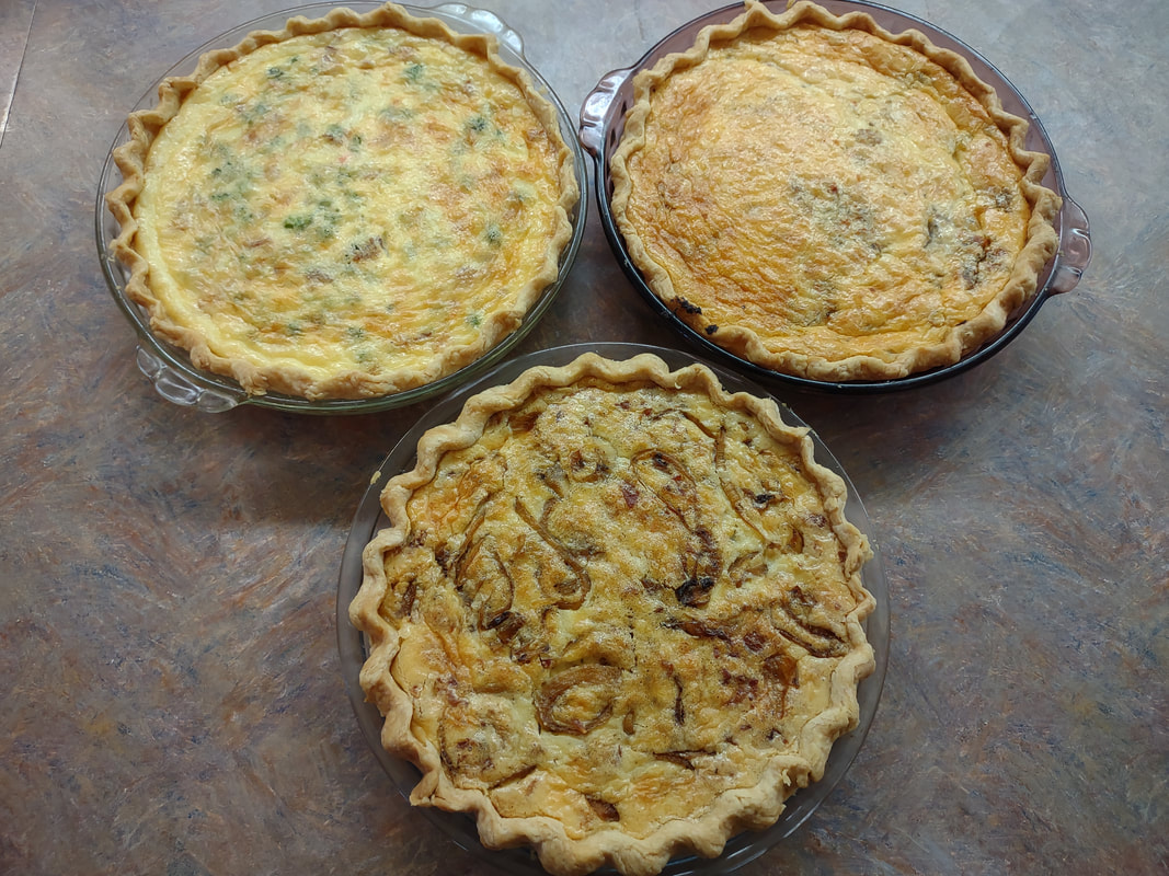 Quiche of the Day at Fine Thyme Café